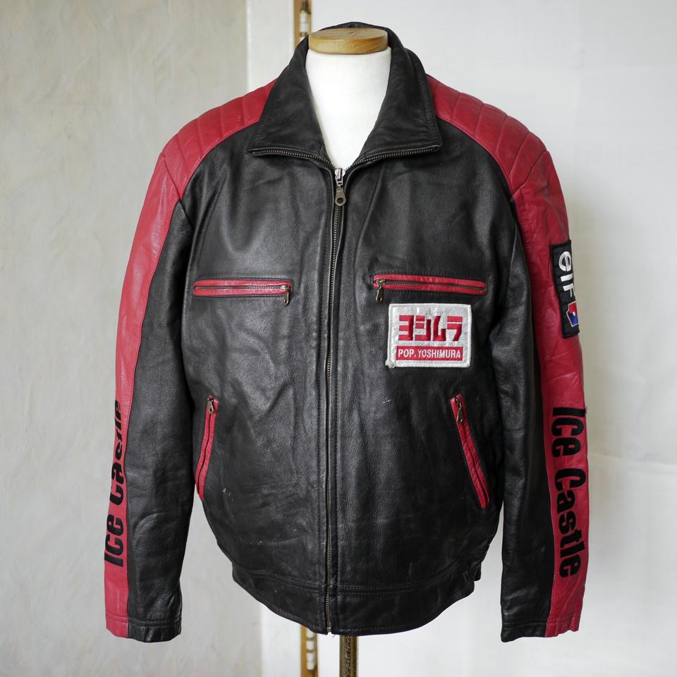 95 Ice Castle rasing 바이크가죽자켓 가죽라이더자켓