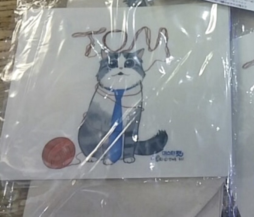 미스터캣 마우스패드 새제품