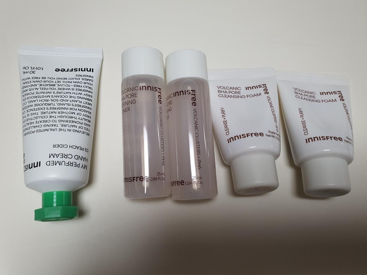 이니스프리 핸드크림 + 화산송이 키트
