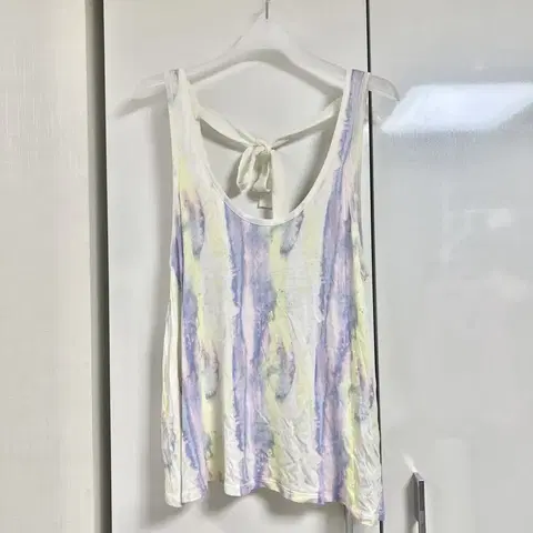 타이다이 리본 슬리스브리스 탑 (교신 가능)