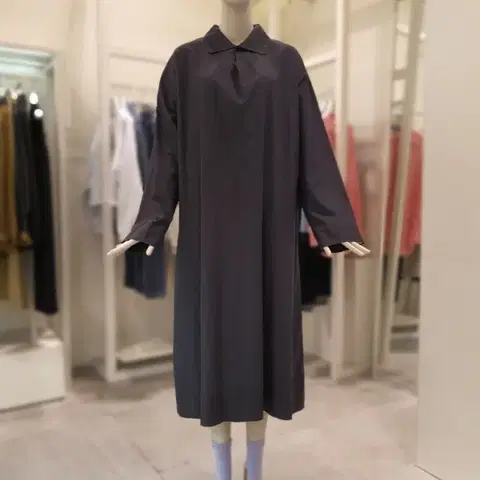 톰보이 네크포인트카라롱원피스