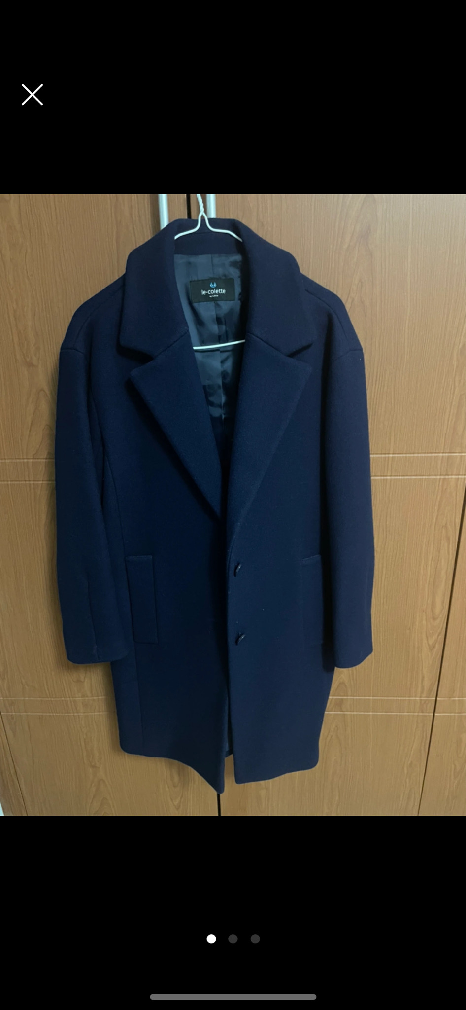 le-colette 네이비 코트 팝니다
