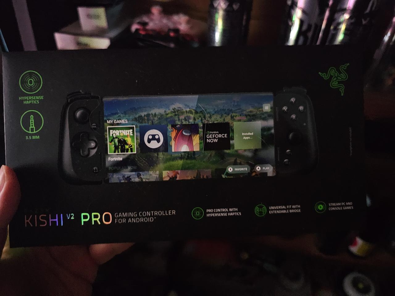 레이저 키시 v2 pro 미개봉 게임패드