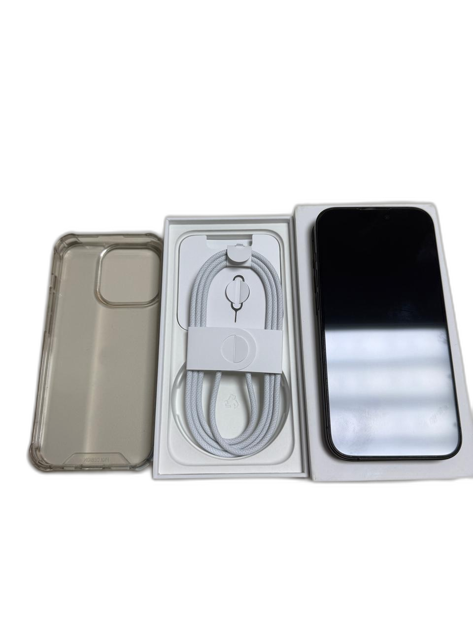 아이폰15프로 256GB 블랙티티늄 S급 풀박스 자급제 판매합니다