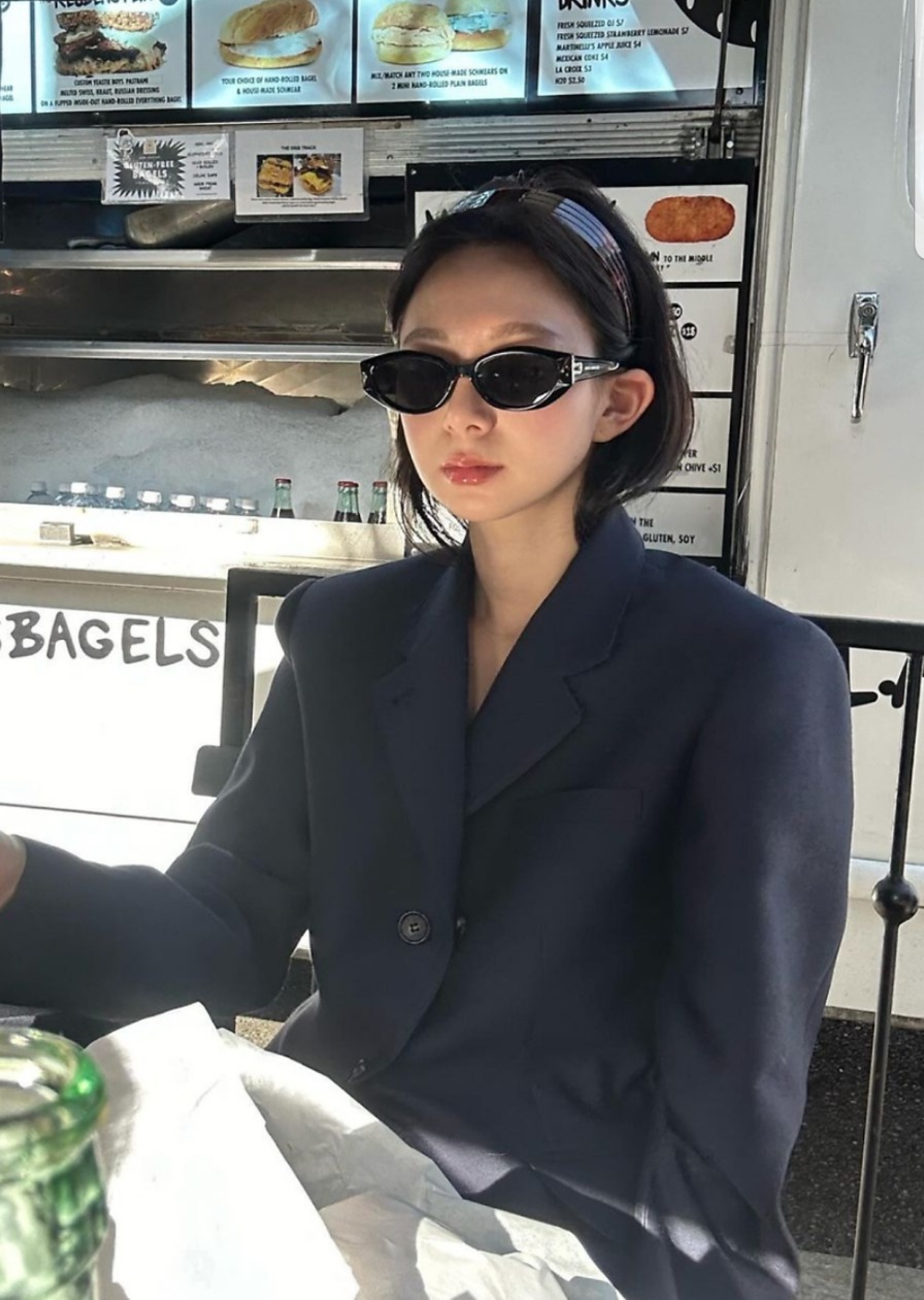 새상품급 파르벵 울 실크자켓