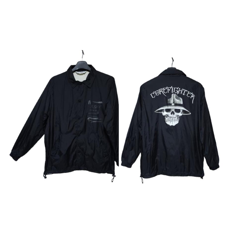 고어파이터 빽페인팅 블랙 집업자켓 남성 F