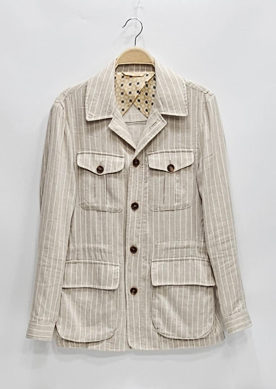 MAN ON THE BOON 맨온더분 린넨블렌드 사파리 자켓 / 남 48