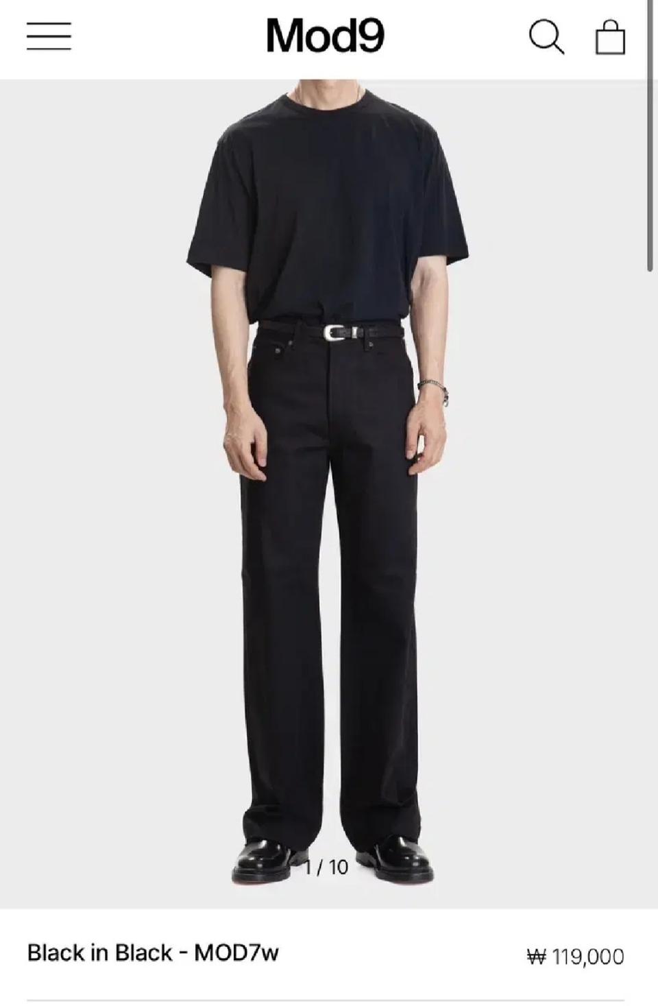 모드나인 MOD7W black in black 29사이즈