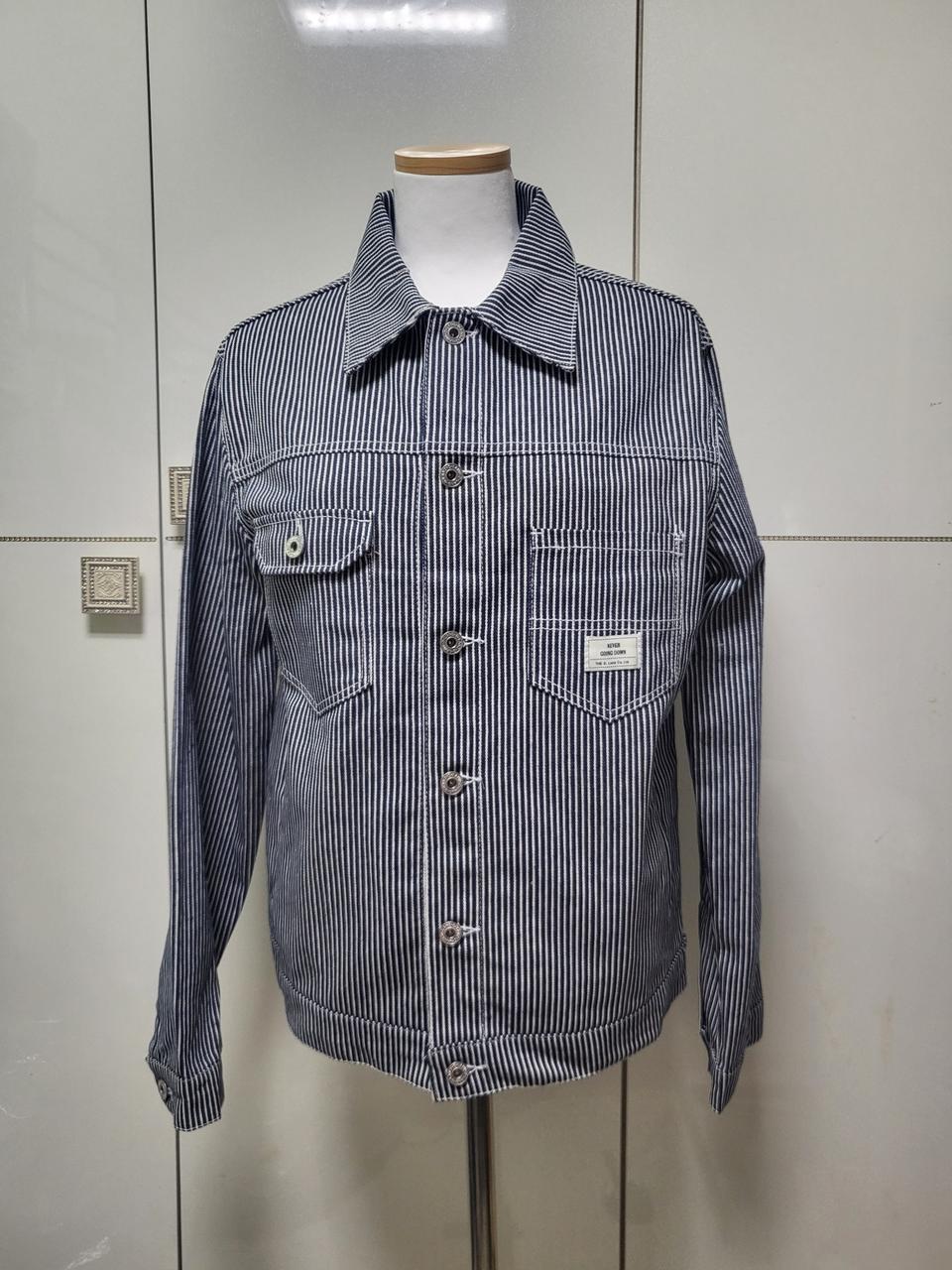 [M-L] D-land 스트라이프 데님 자켓 (A008)