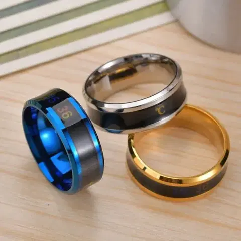 [새상품+무배] 첫사랑반지 체온 온도 진실반지 온도계 반지 링 커플 패션