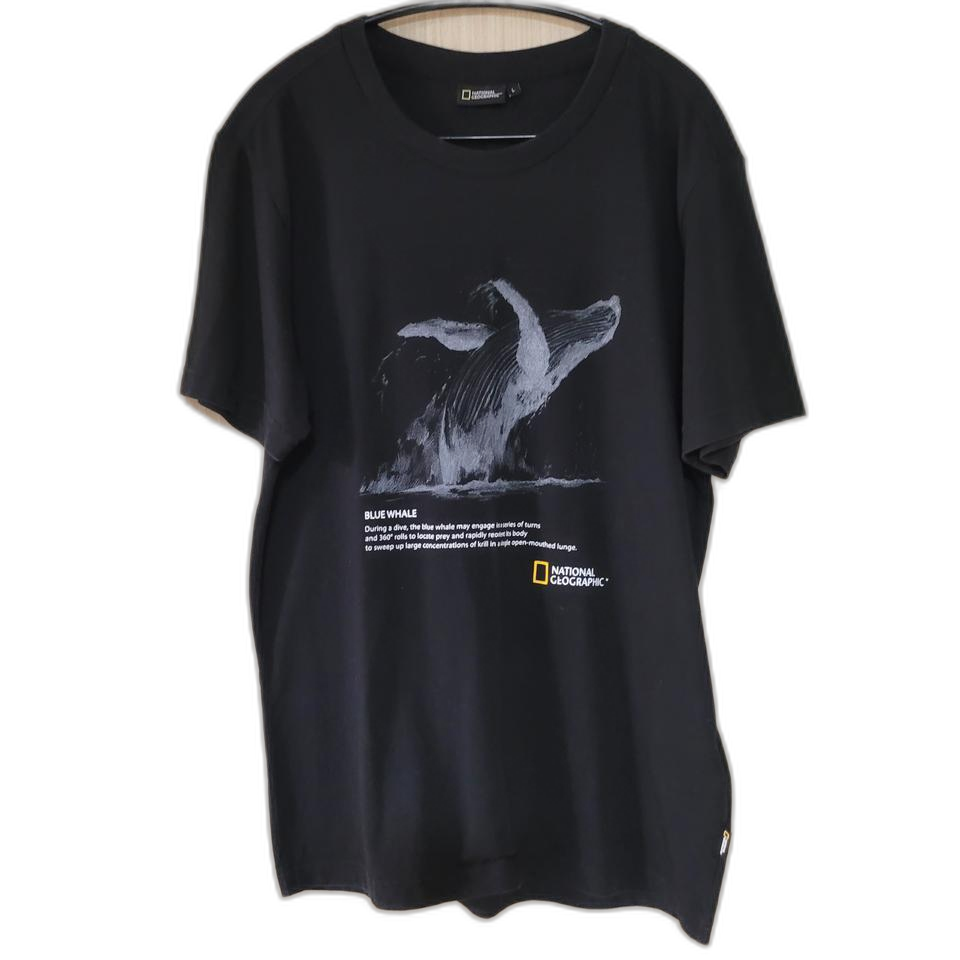 내셔널지오그래픽 반팔 상의(면소재)