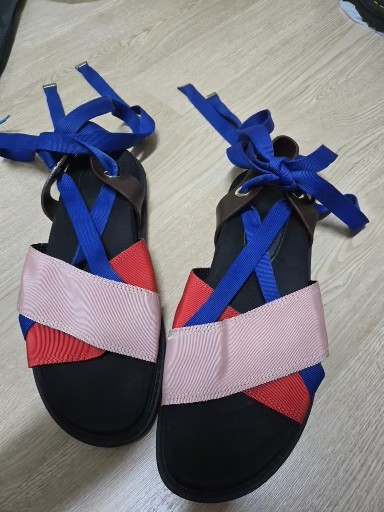 슈콤마보니 발레니나 끈 샌들 슈즈