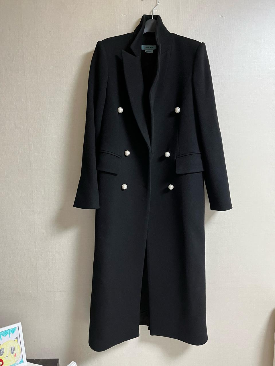 고급 울 롱코트