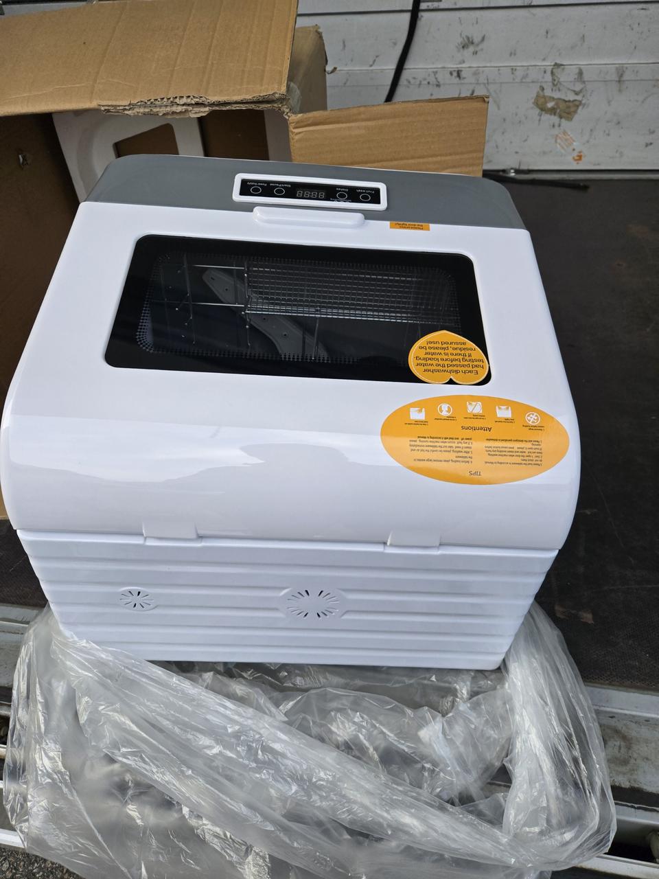 대용량 에어 드라이 기능이 있는 조리대 식기세척기 휴대용 소형 아파트를