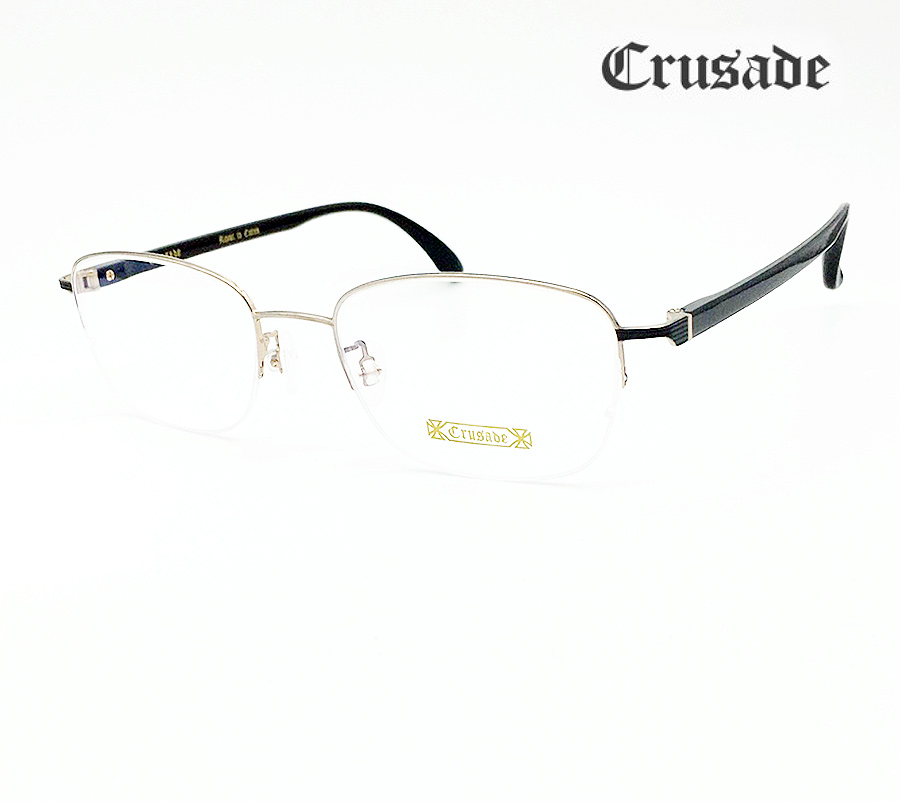 크루세이드 반무테 가벼운 골드 안경테 C45110 새제품