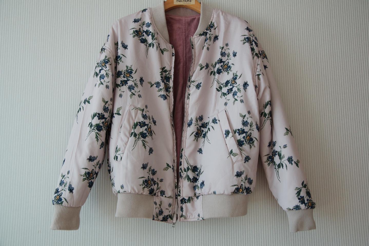 벨벳 양면 점퍼