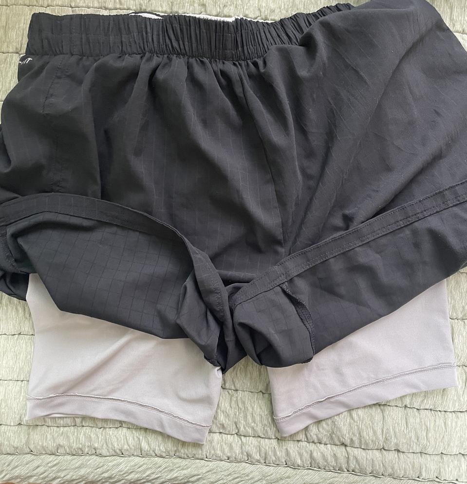 정품 나이키 드라이핏 투인원 러닝 반바지 [L]