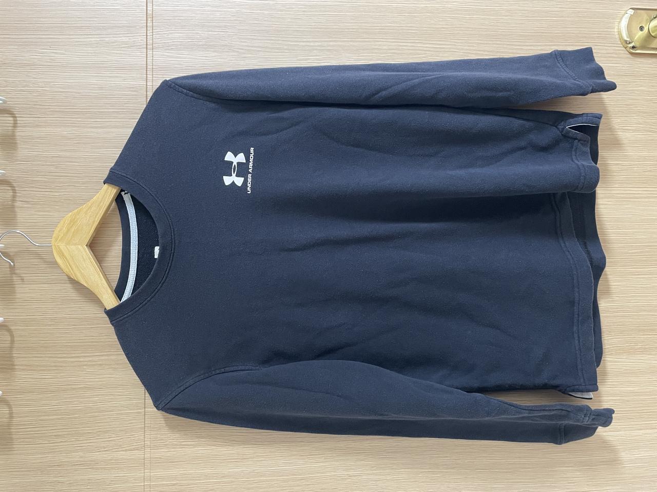 정품 언더아머 빅로고 맨투맨 Navy [M]