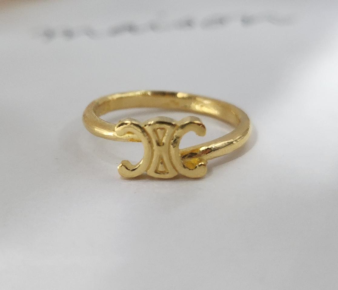 24k 순금 1돈 셀린느 크로스 반지