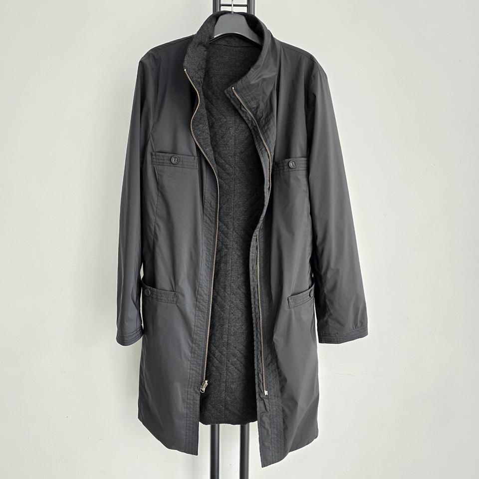 ICB 레이온 100% 양면 리버시블 얇은 패딩 코트