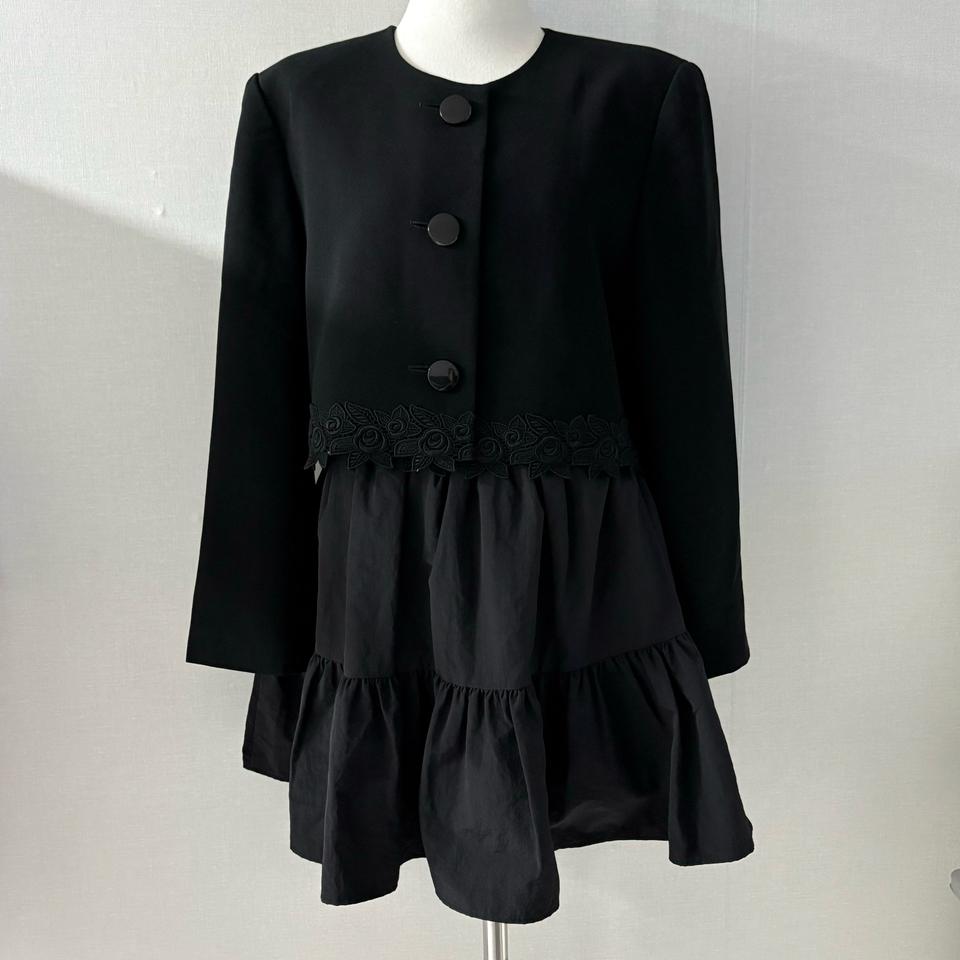 빈티지 자켓 + 나일론 스커트 SET