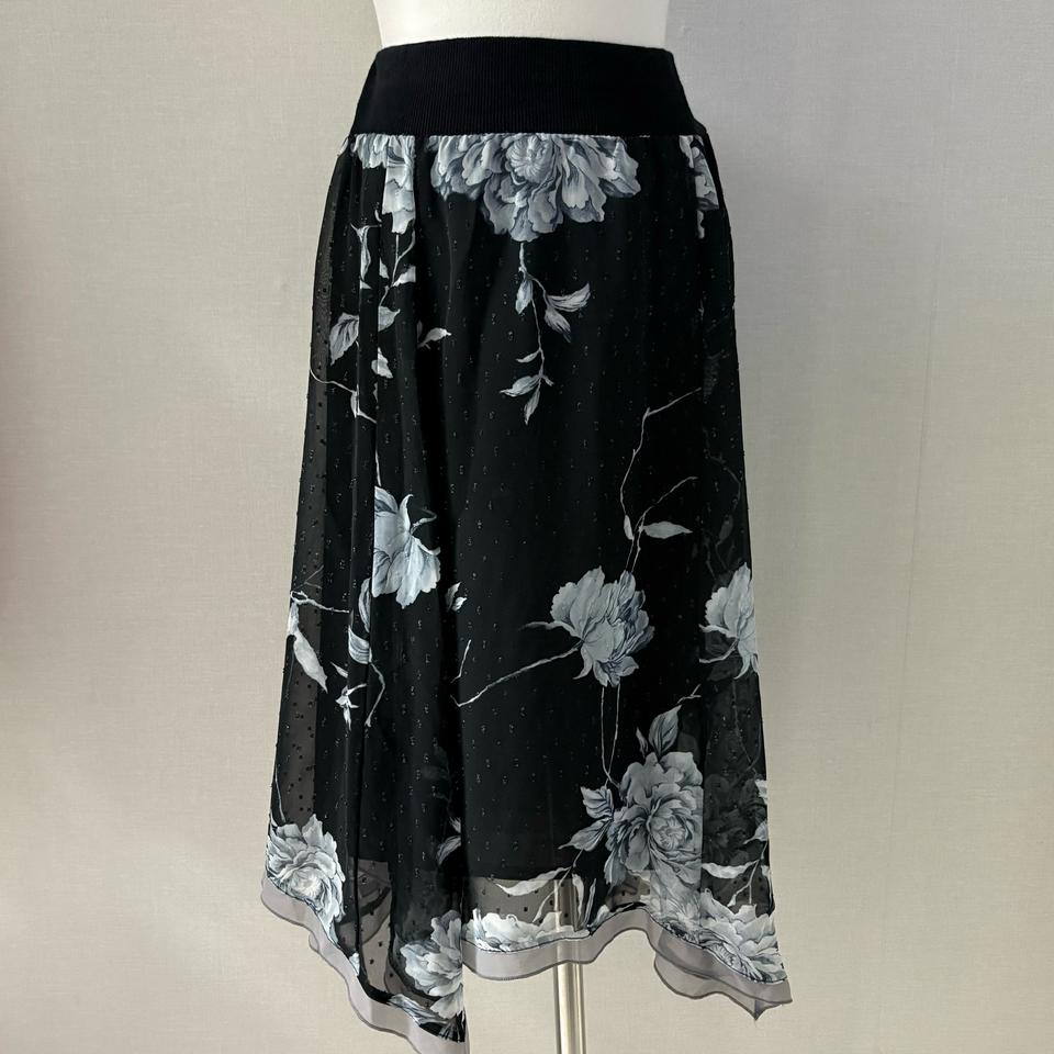 빈티지 블랙 스커트