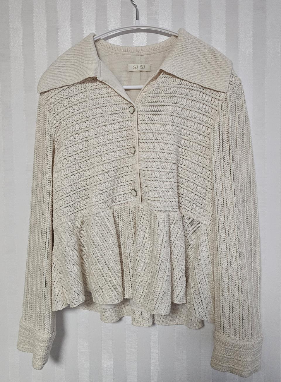 한섬 SJSJ 니트 블라우스