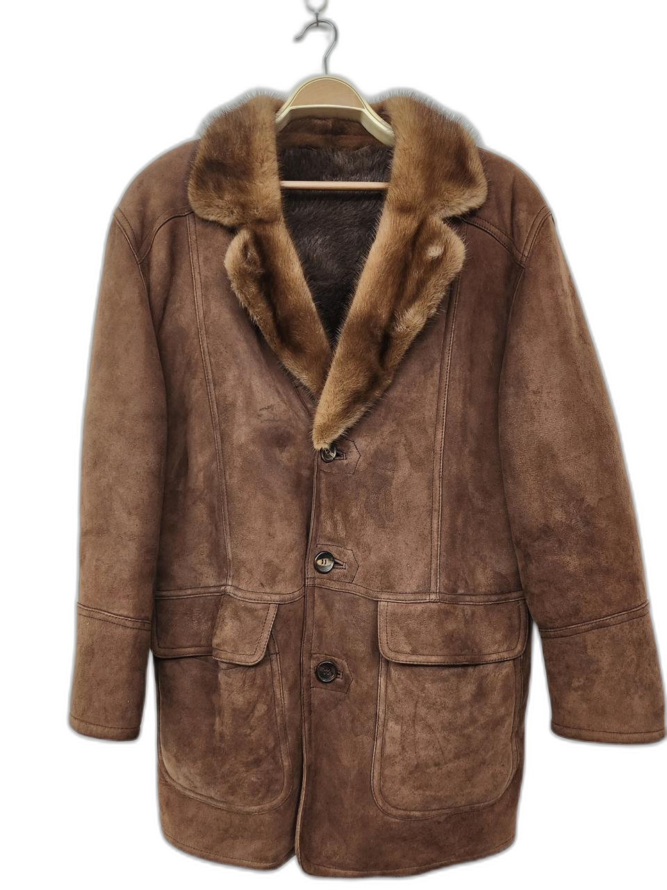 남성 밍크 무스탕