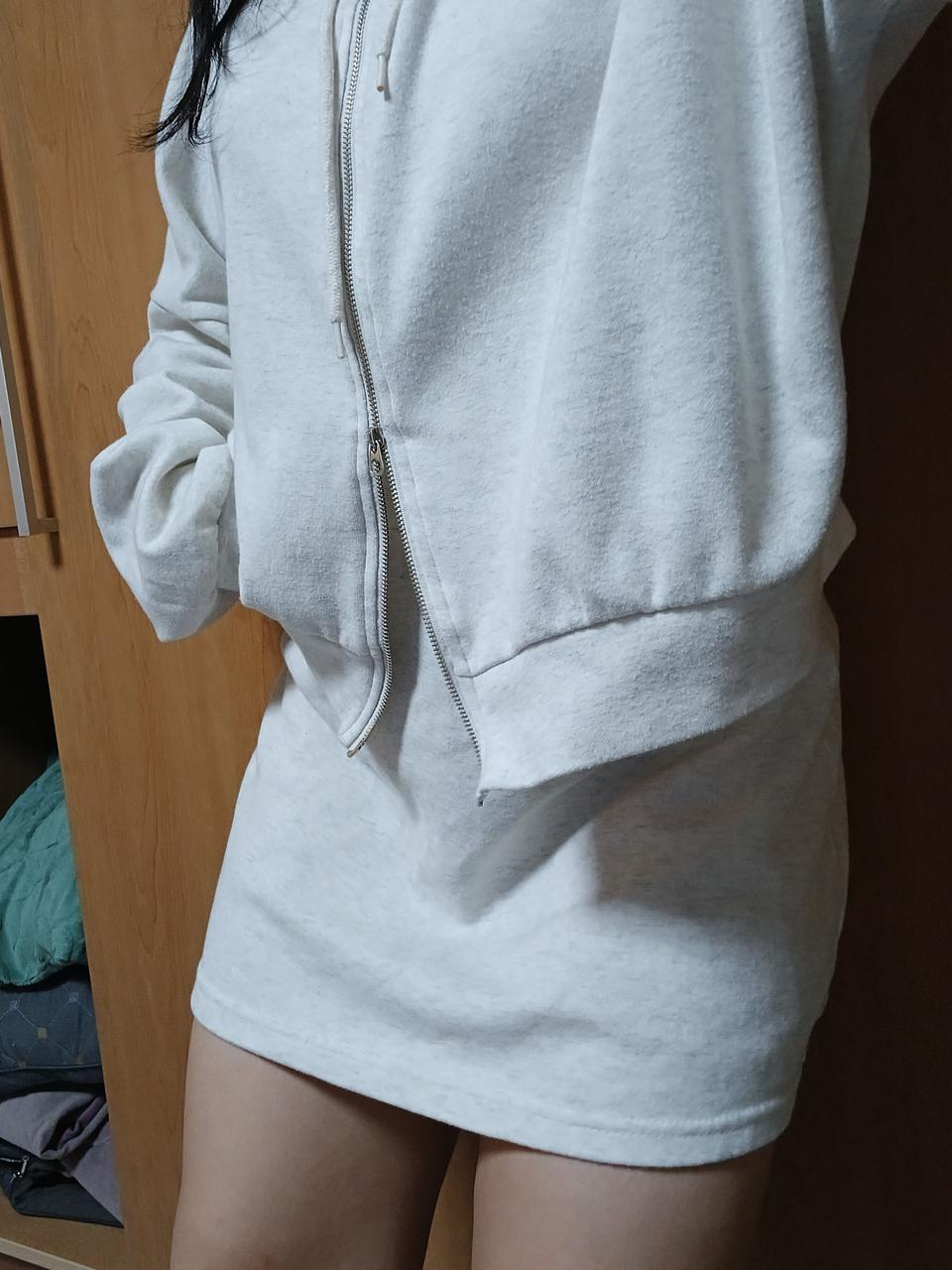 여성 후드집업, 치마 세트