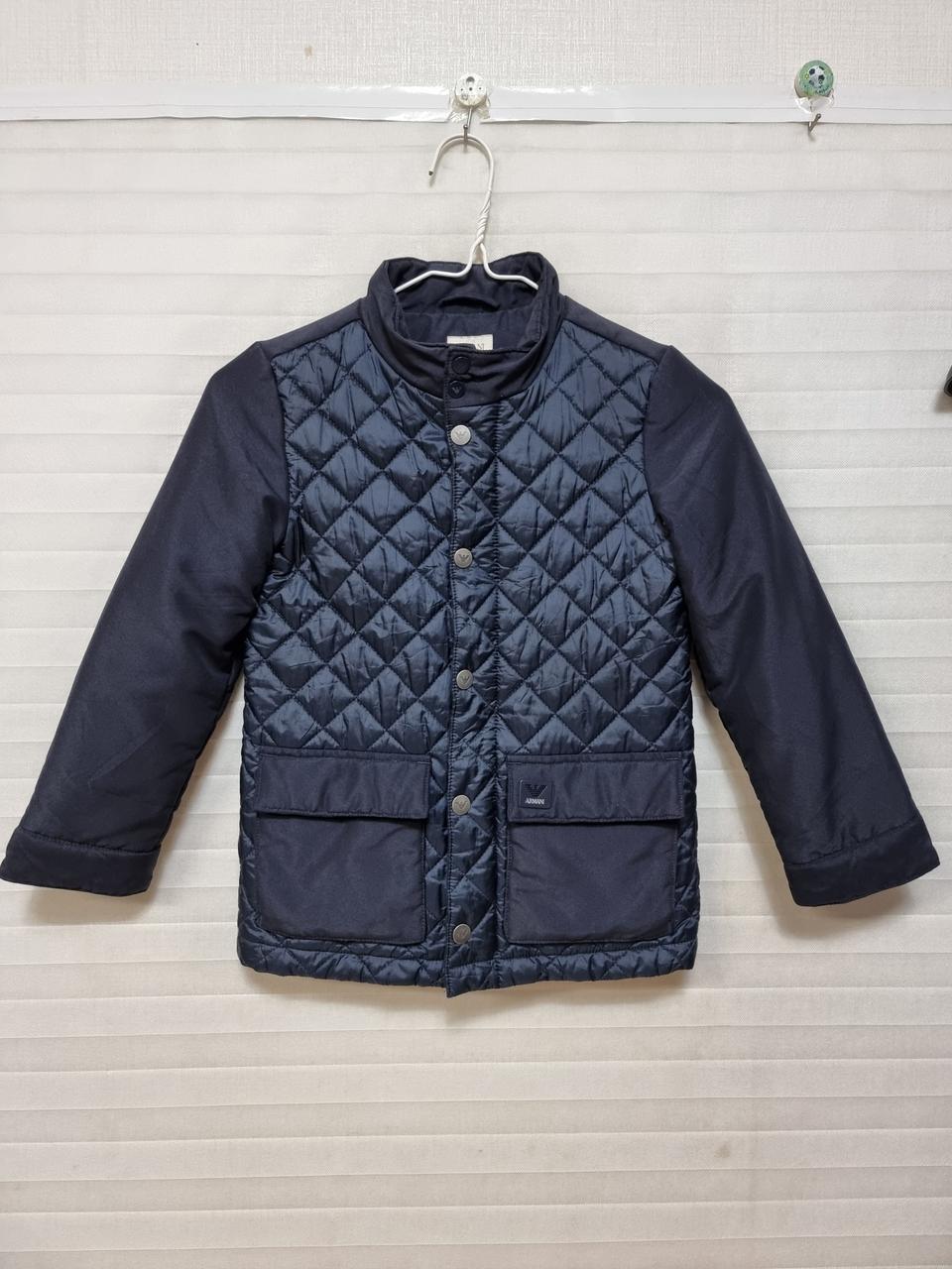 아르마니 키즈 퀼팅 점퍼 6세용