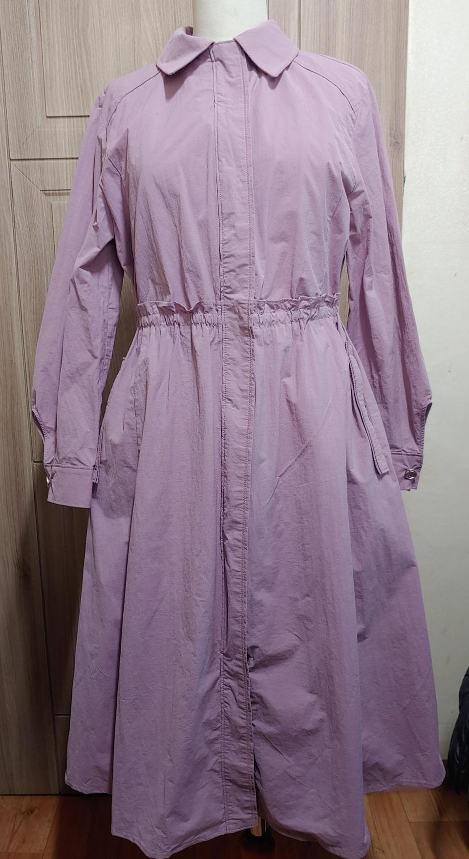 실착1회.ab plus 롱 바람막이 점퍼 66사이즈.