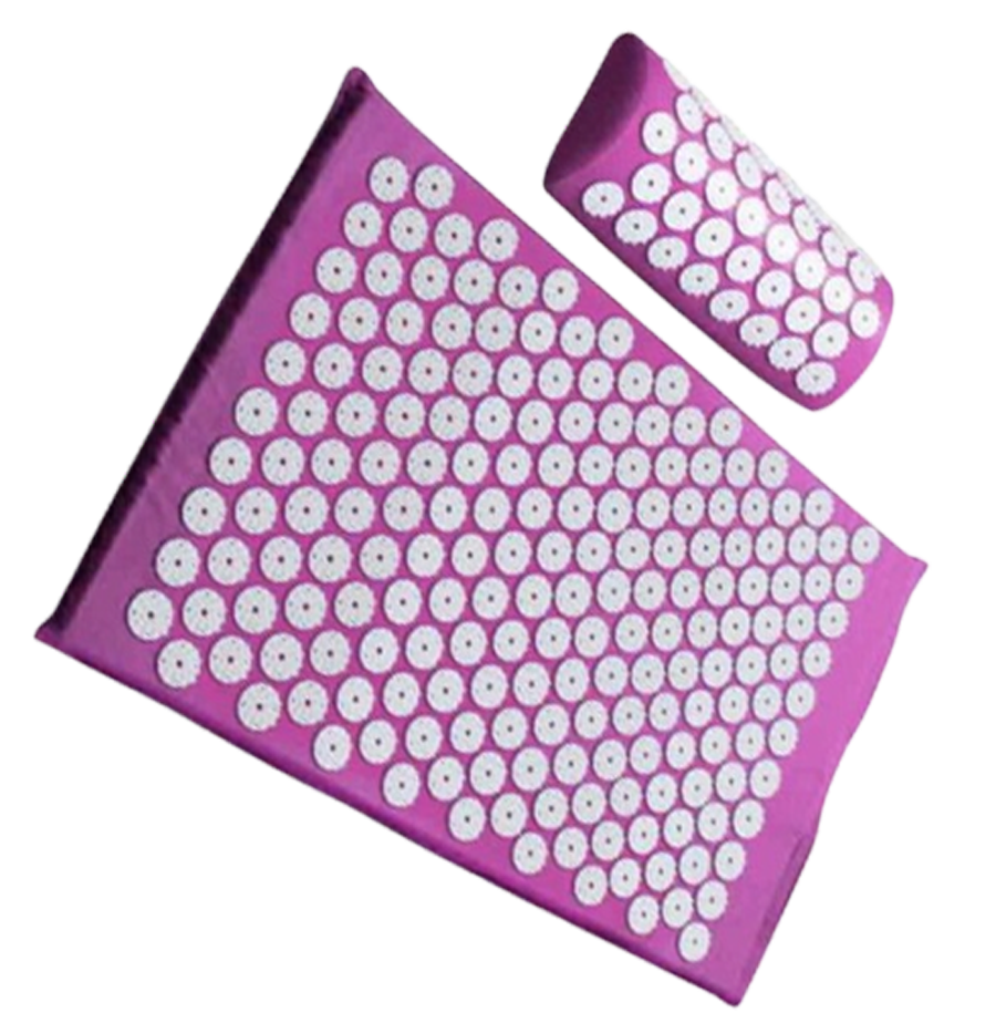 침술마사지 요가매트와 요베개