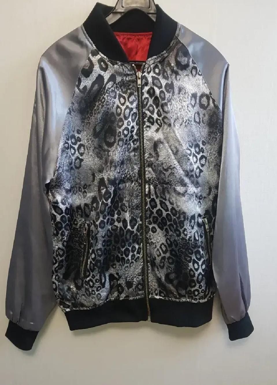 레오파드 호피저지 집업 봄 가을점퍼