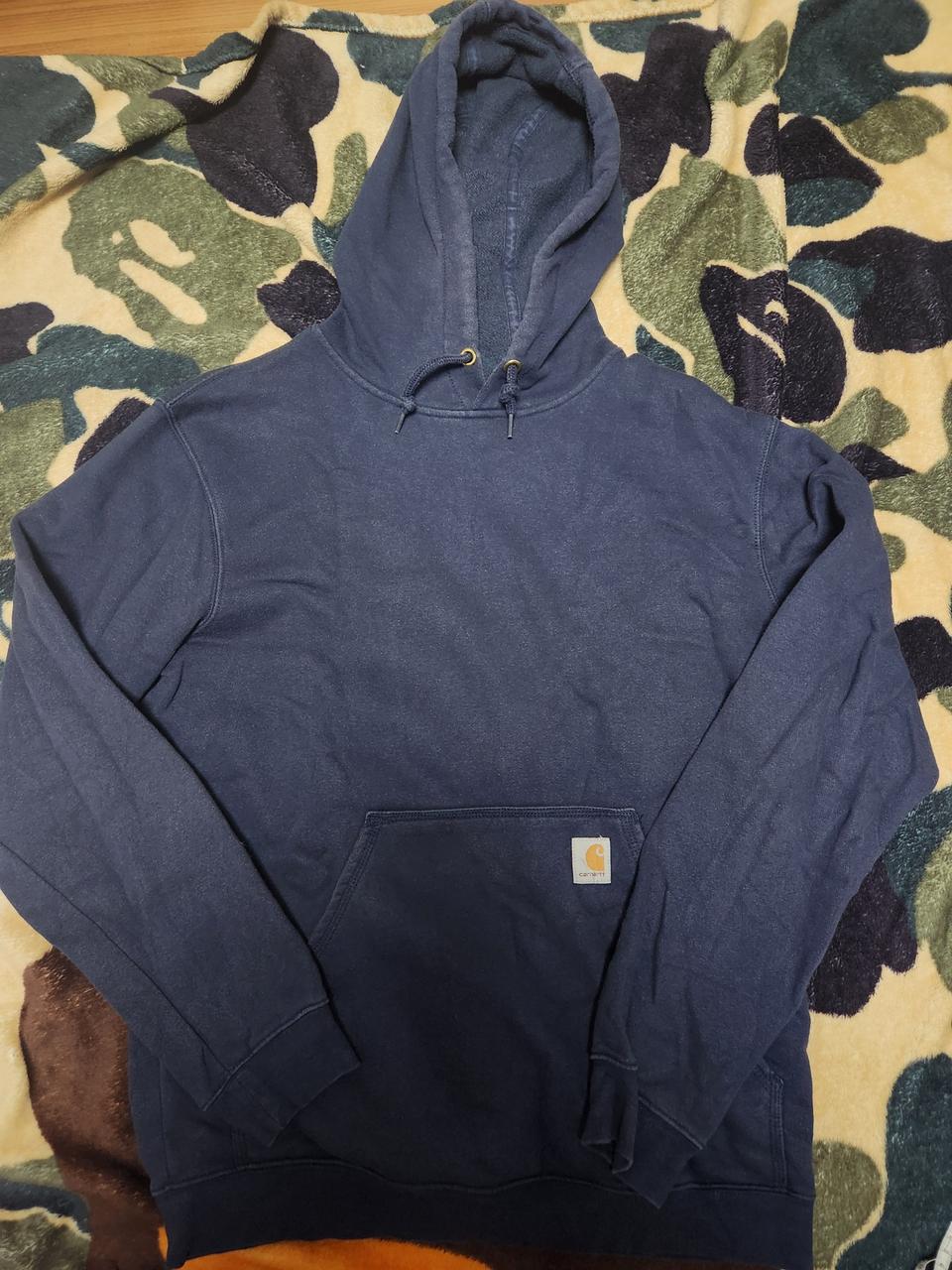빈티지 칼하트 다크네이비 후드티 판매합니다