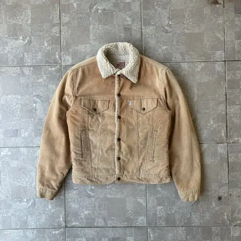 80s 리바이스 빈티지 코듀로이 쉐르파 자켓 40