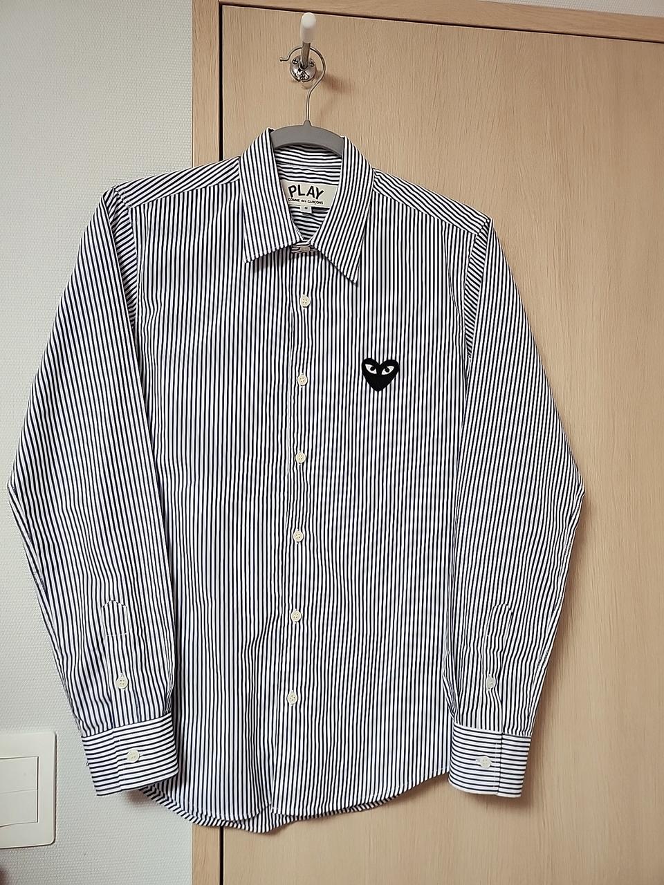 꼼데 스트라이프 셔츠