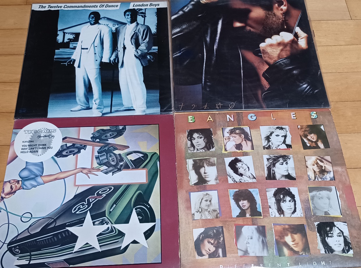 런던 보이즈,조지 마이클,카스,뱅글스/ LP음반 4장 입니다.