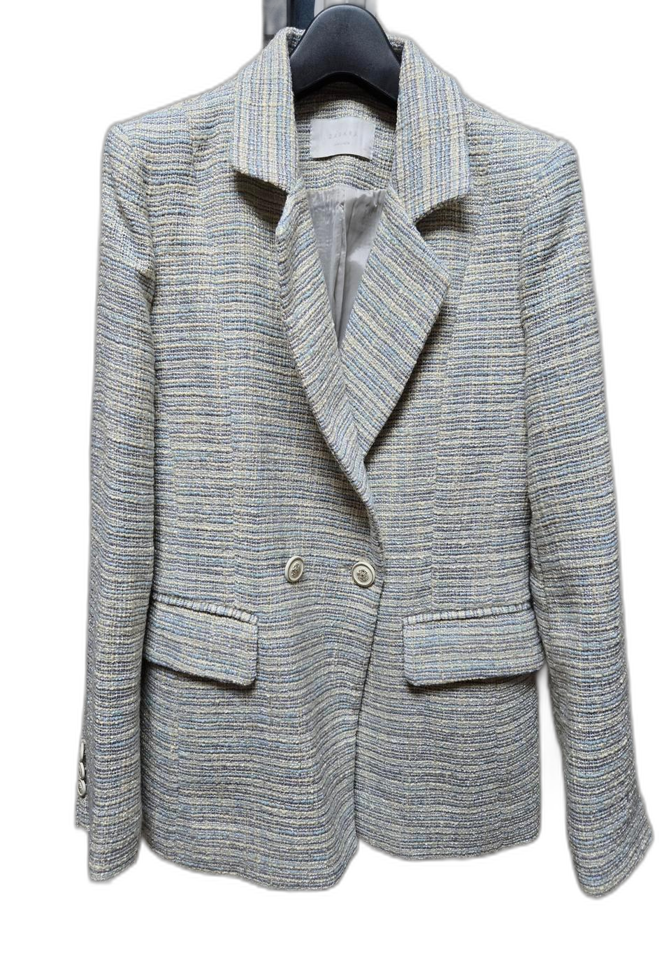 미들 트위드자켓