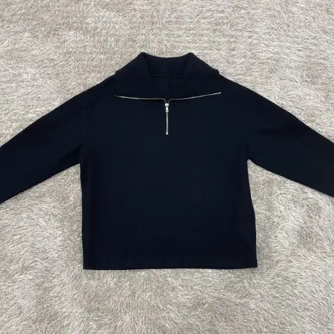 시스템옴므 니트 반집업