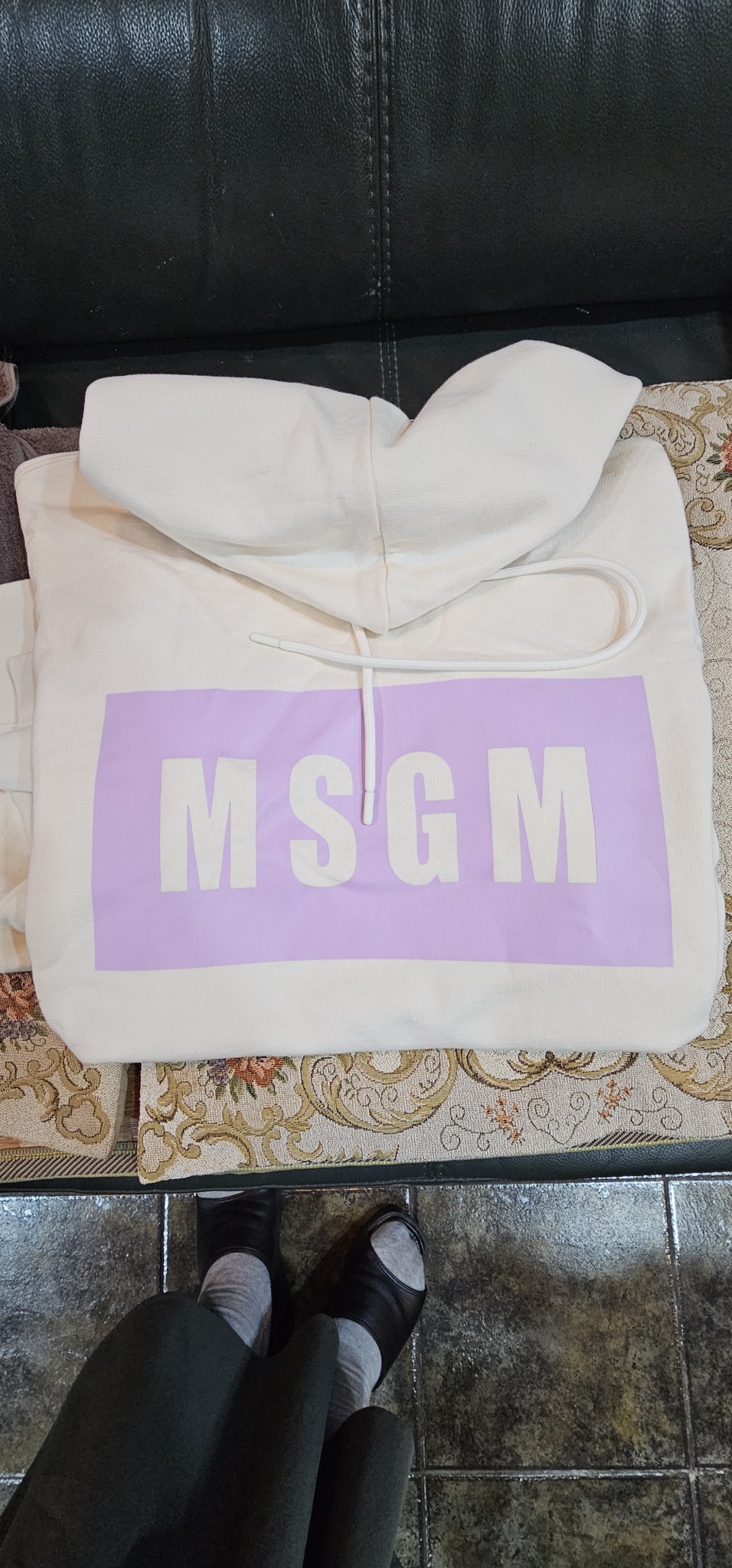 msgm 후드티
