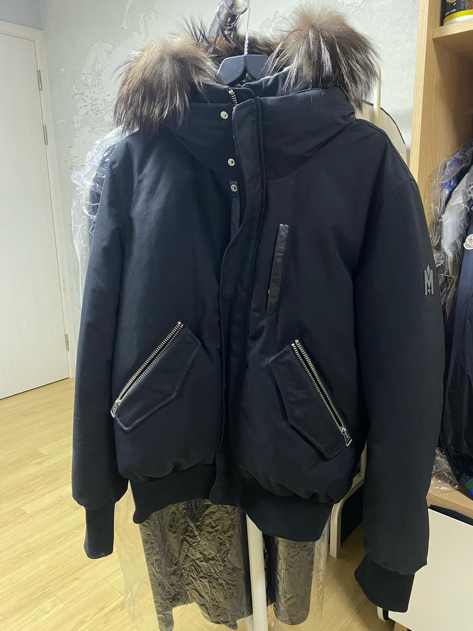 [21FW, 38] 맥케이지 딕슨 블랙 실버퍼 남성용 패딩