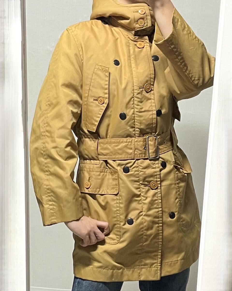 Van 벨티드 나일론 코트 자켓