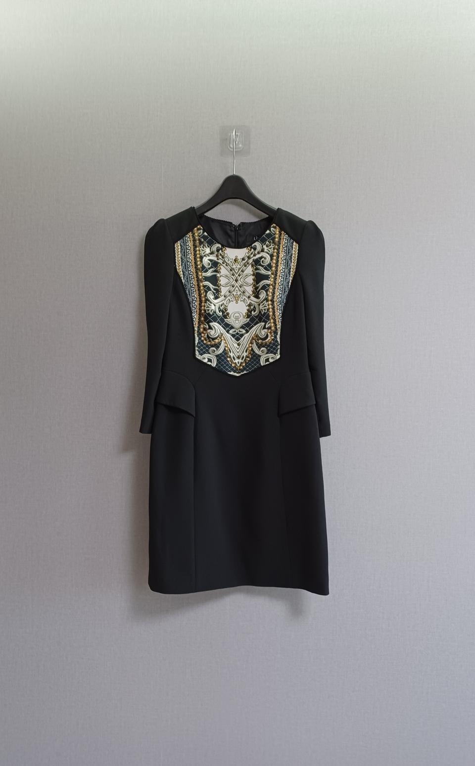 라인 페이즐리 원피스 55