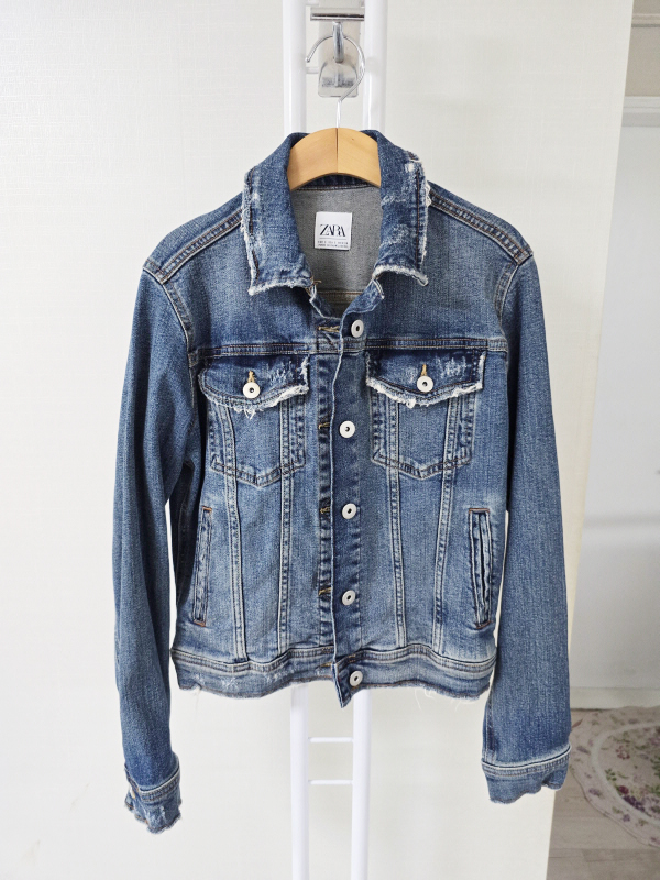  ZARA 자라 기본 청자켓 S 55 66 