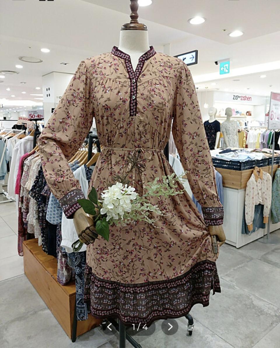 새상품 S ,M 보더 미디 원피스 써스데이아일랜드 t199mop901w