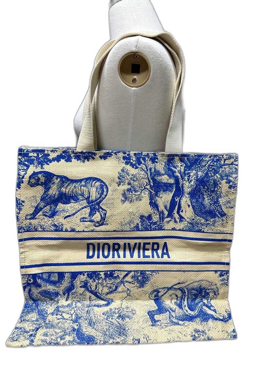 디올 리비에라 에코백