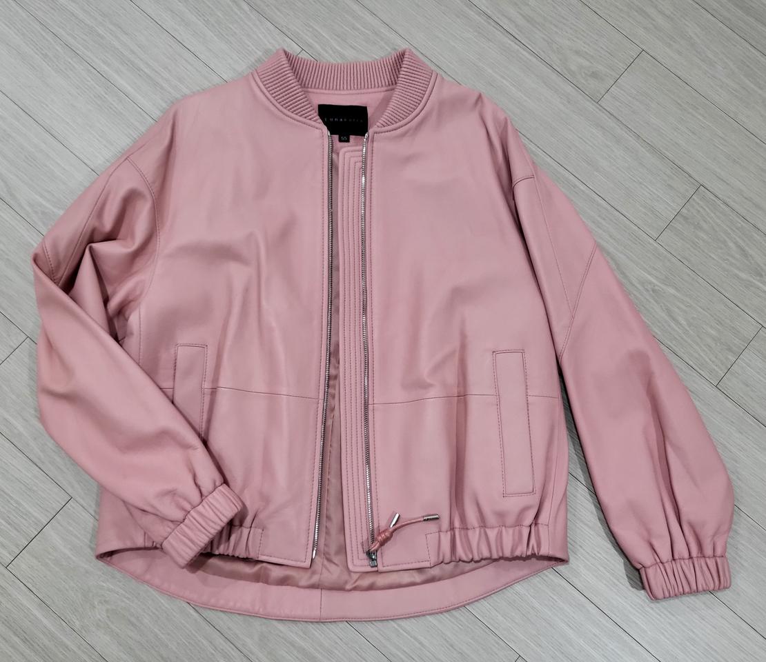 핑크 양가죽 자켓 55~66