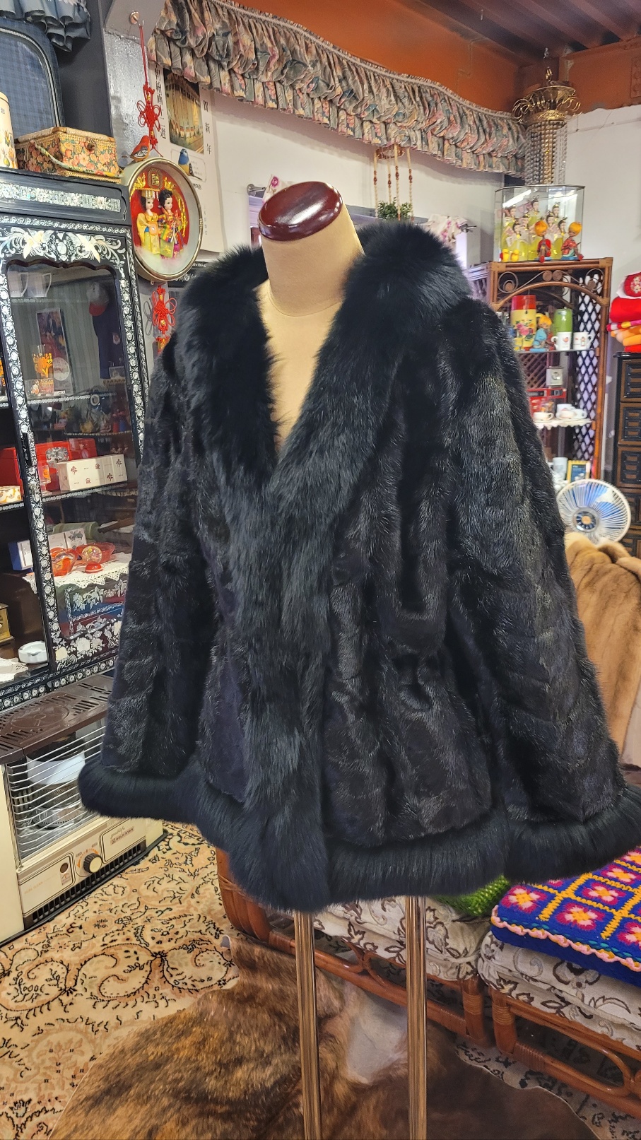 밍크 숏 자켓 프리사이즈