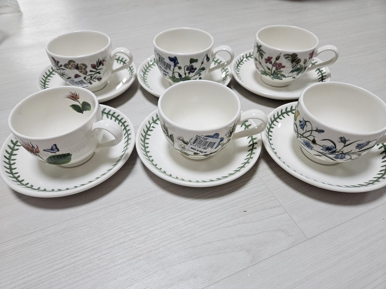 포트메리온 커피잔 4인세트