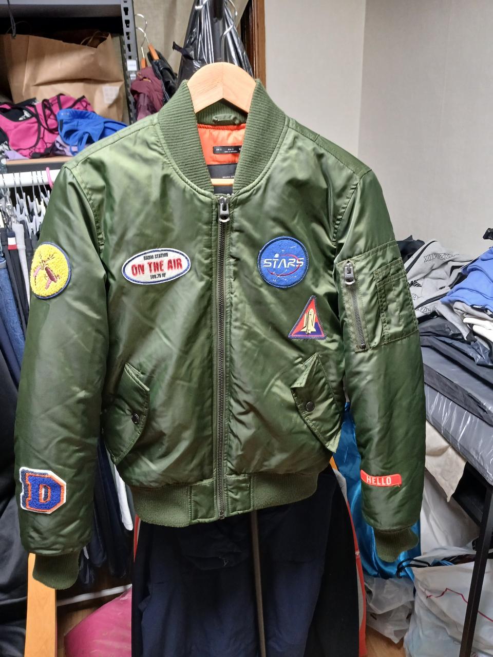 자라 패치 항공점퍼 95